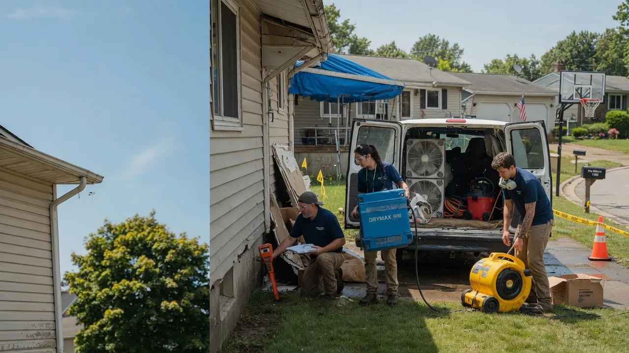 Ceiling Leak Cleanup in Moro, IL near me