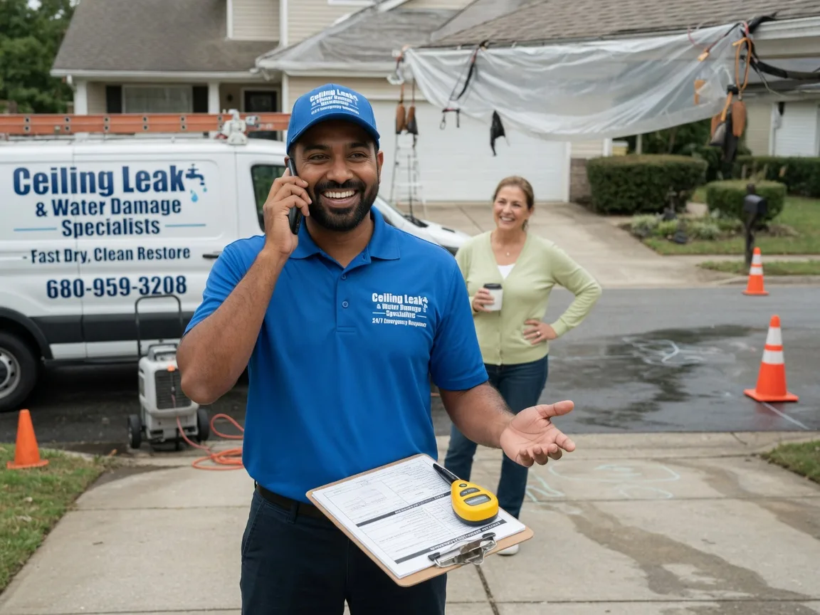 Ceiling Leak Cleanup Moro, IL FAQs